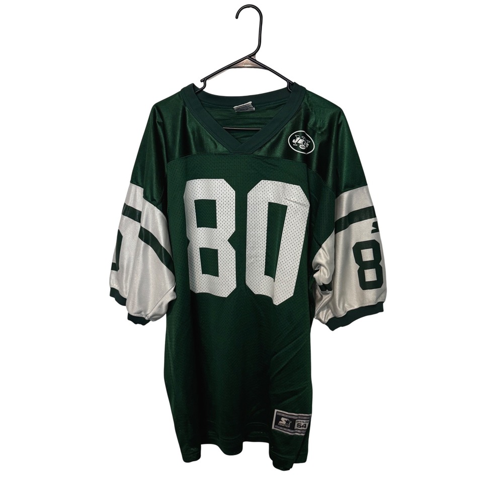 Starter New York Jets Jersey Mens 54 XXL Green Wayne Chrebet 80 Vintage 1998 NFL